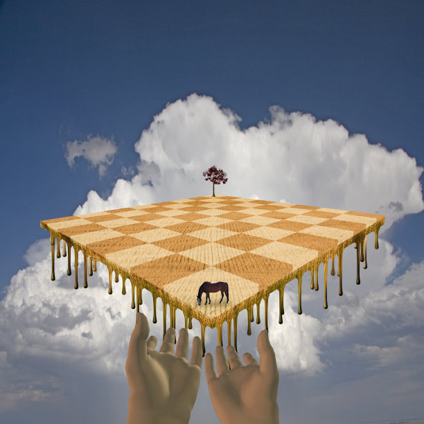 超现实景观。3D渲染图片下载