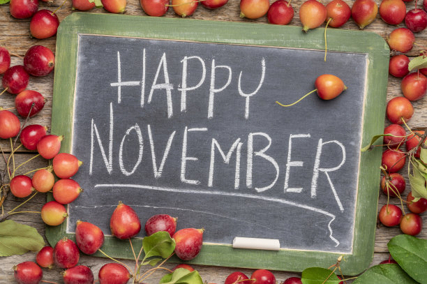 十一月快乐贺卡图片下载