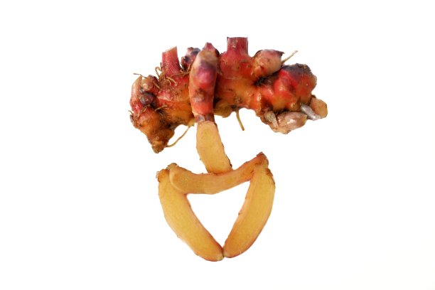 生姜通常被食用在食物和作为调味品在饮料。作为一种药物，生姜有很多种形式，包括茶、糖浆、胶囊和液体提取物。白生姜图片下载