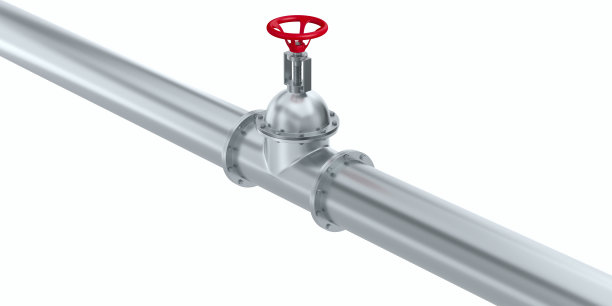 白色背景上的管道。孤立的3 d演示图片下载