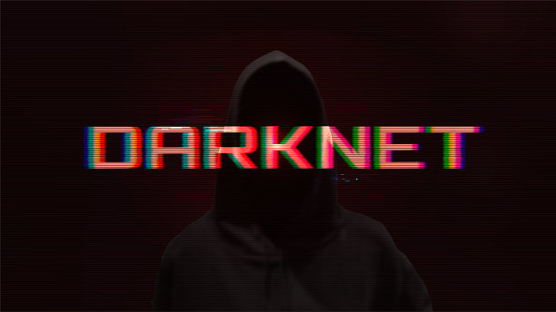 Darknet概念。带有故障效果的黑暗BG图片下载