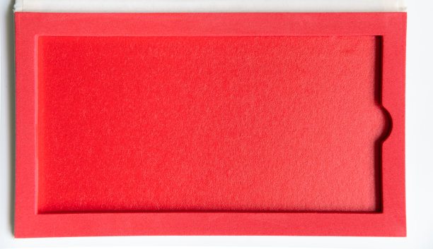 孤立的红盒子。红色帧剪辑路径。空白的盒子。图片下载