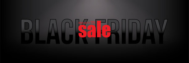 黑色星期五出售提供横幅，节省多达70文本的梯度长水平背景图片下载