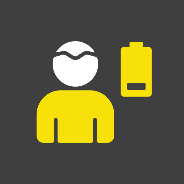 新型冠状病毒症状虚弱矢量图标图片下载