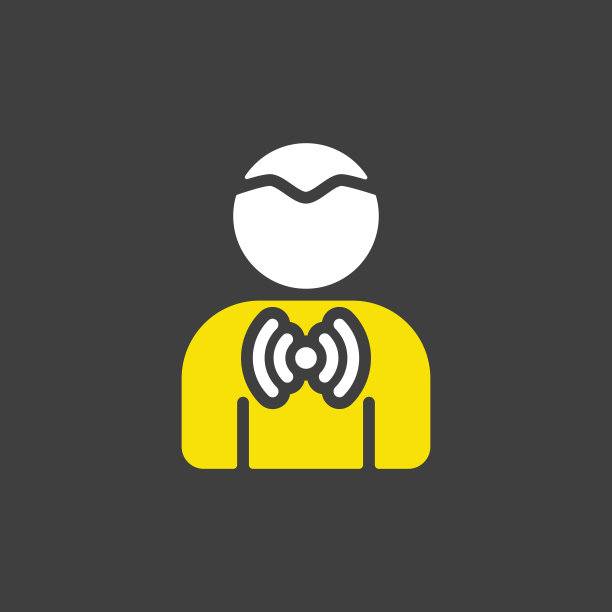 新型冠状病毒症状喉咙痛矢量图标图片下载