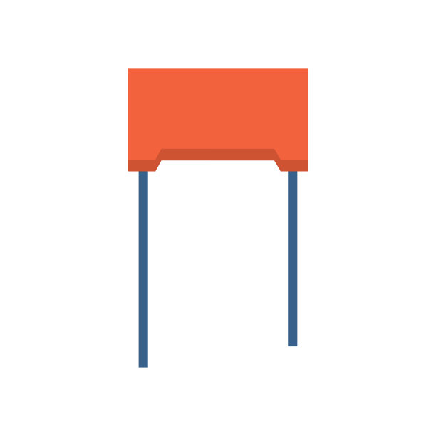 向量平面图标聚碳酸酯电容器图片下载