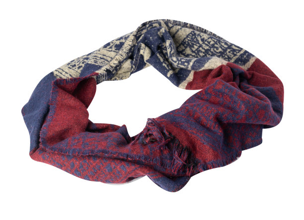 女性围巾被隔离在白色背景上。时尚女性的附属图片下载