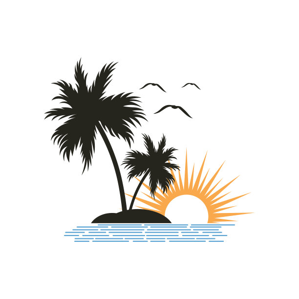 日出在海滩上尽收眼底图片下载