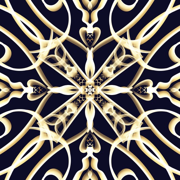 无缝装饰抽象花卉图案图片下载