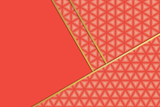 对角线层重叠的橙色图案纸图片下载