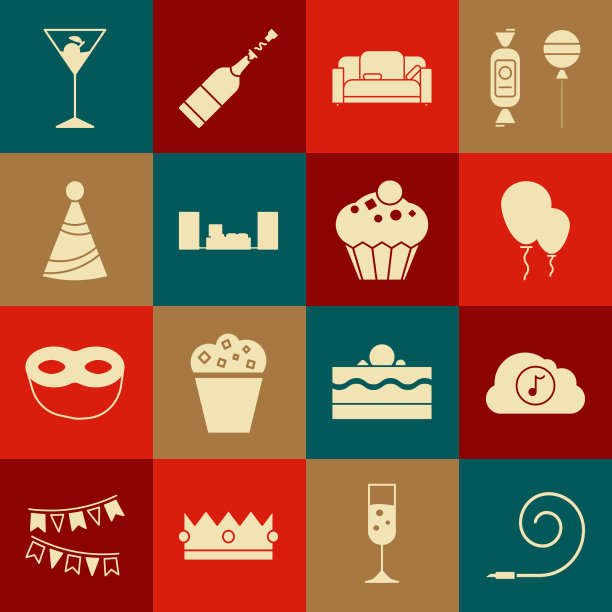 设置生日派对号角音乐流媒体服务图片下载