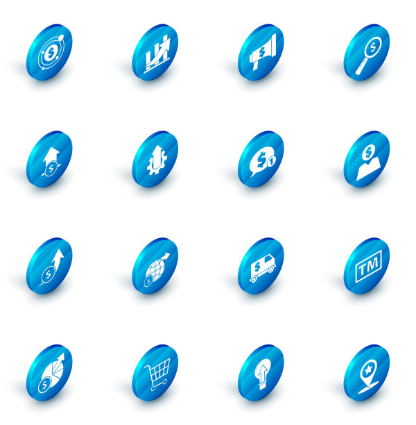 设置金融增长和硬币扩音器美元图片下载