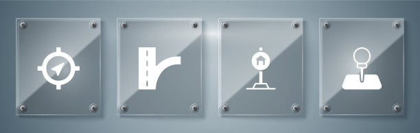 设置推针酒店标志为交通道路和图片下载