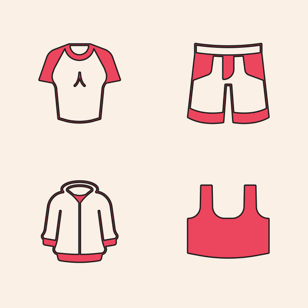 搭配汗衫、t恤、短裤或裤子和连帽衫图片下载