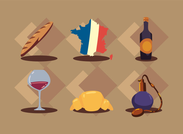 法国一套图标图片下载