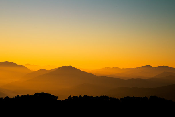 秋天日出图片下载