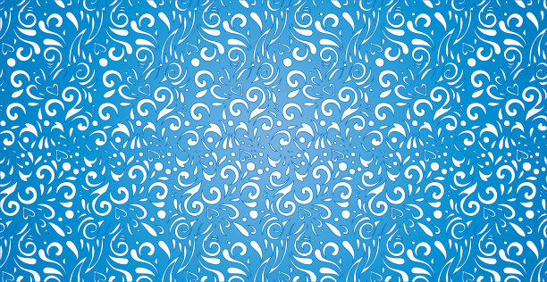 摘要霜冻图案，全景蓝白网图案背景-矢量素材图片