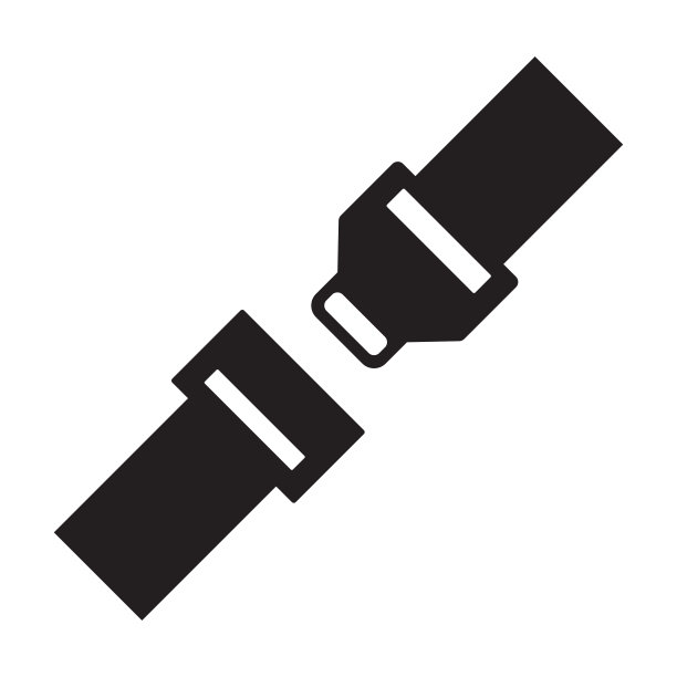 安全带图标矢量平面设计，标志，网站，社交媒体，移动应用程序，UI插图图片下载