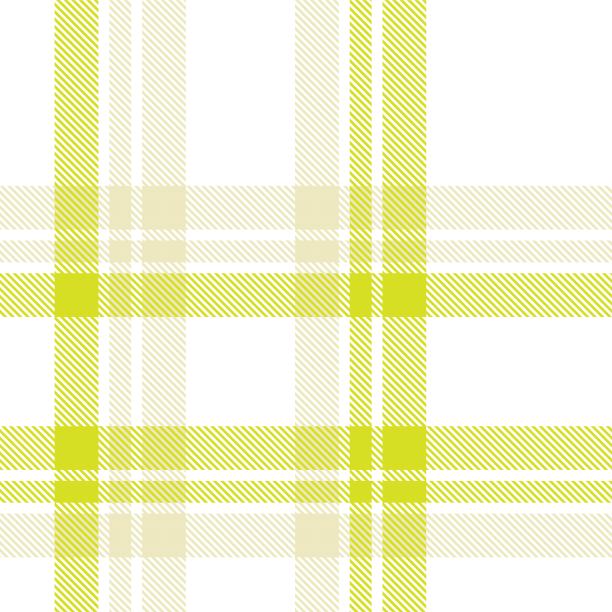 黄色非对称格子无缝图案图片下载