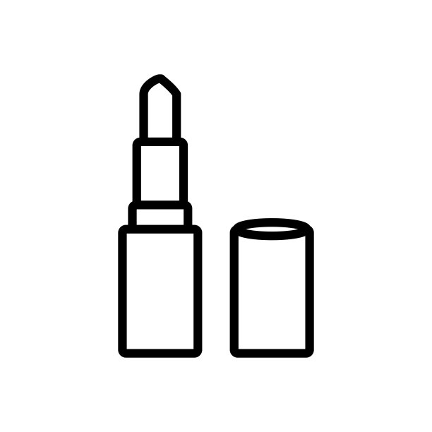 口红图标设计矢量模板插图图片下载