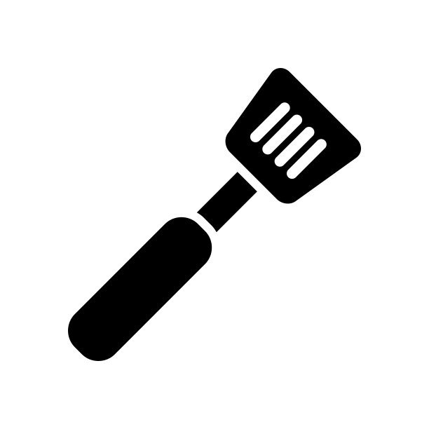 刮刀图标设计矢量模板插图图片下载