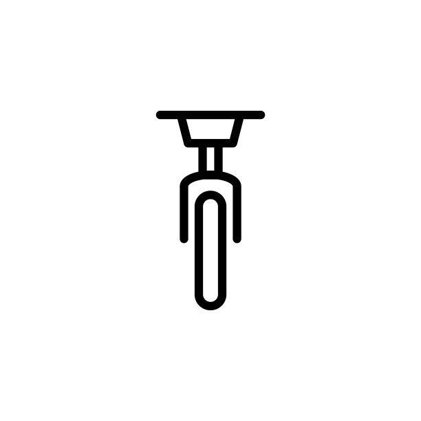 自行车图标设计矢量模板插图图片下载