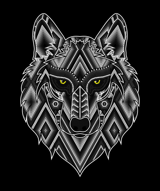 灰太狼徽记墨西哥艺术图片下载