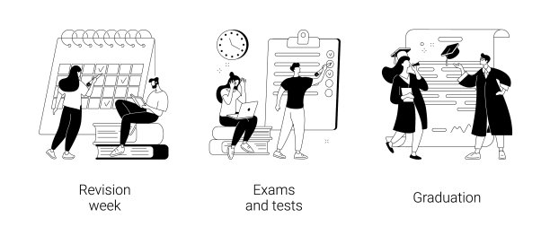 学校和大学的活动抽象概念图片下载