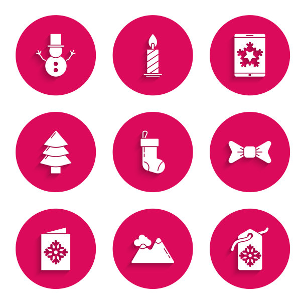 设置圣诞袜山价格标签图片下载