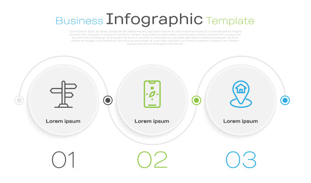 在移动和设置线路道路交通标志指南针图片下载