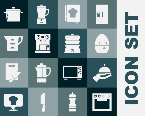 设置烤箱覆盖托盘厨房计时器图片下载