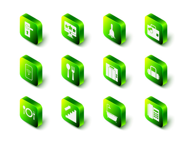 设五星级评定点评酒店服务钟图片下载