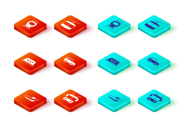 设置漂流船、无轨电车、出租车车顶图片下载