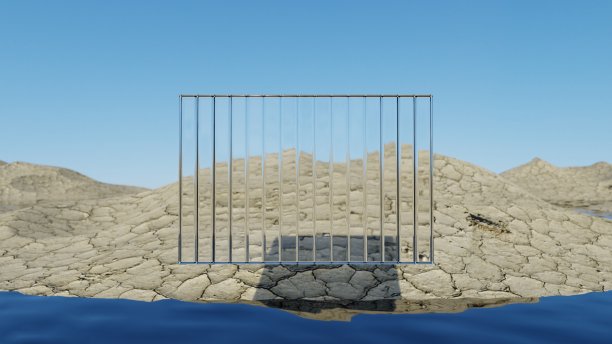 摘要玻璃砖背景三维渲染图片下载