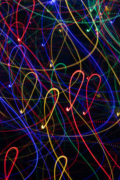 长曝光光画的抽象图像图片下载