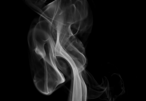 旋转运动的白烟群图片下载