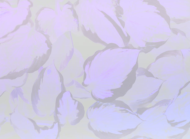 抽象图案玉簪叶水彩效果粉彩色彩图片下载