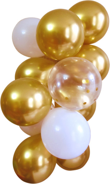 充气装饰球的花环图片下载