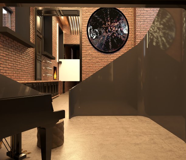 住宅室内可视化、3D插画图片下载