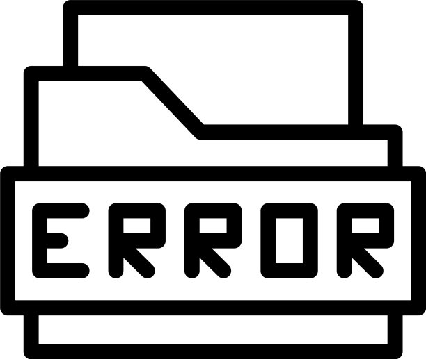 文件夹错误图标大纲网站代码图片下载