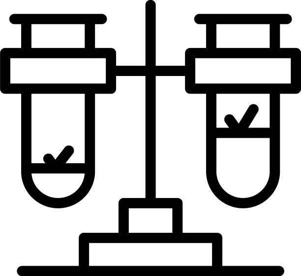 实验室试管实验图标大纲图片下载