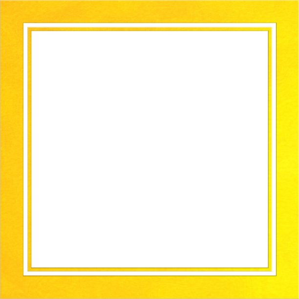 白色背景和金色框架的插图图片下载