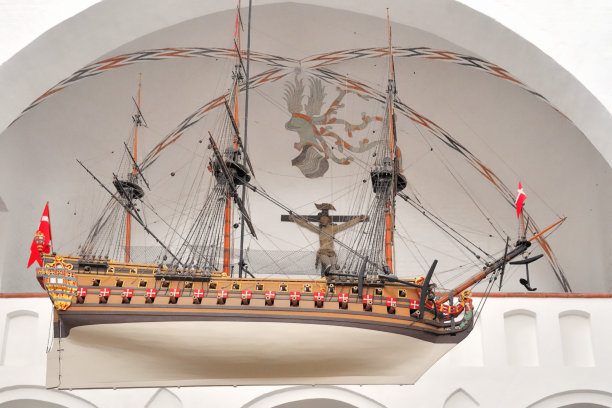 丹麦模型船Enigheden在奥尔胡斯图片下载