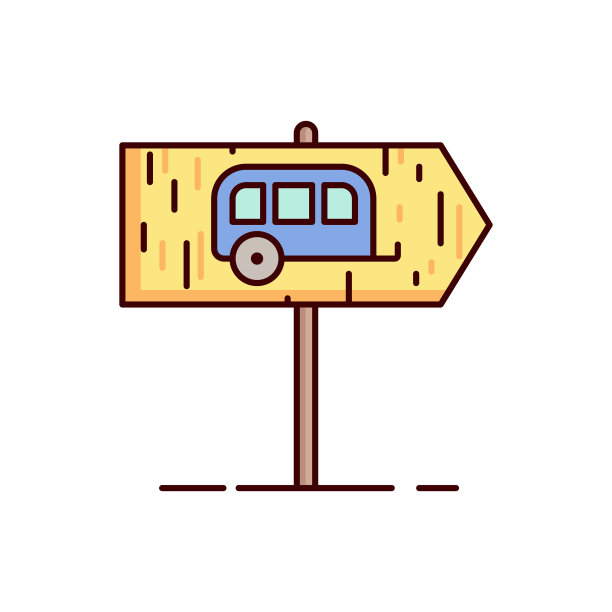 露营地点图标矢量插图图片下载