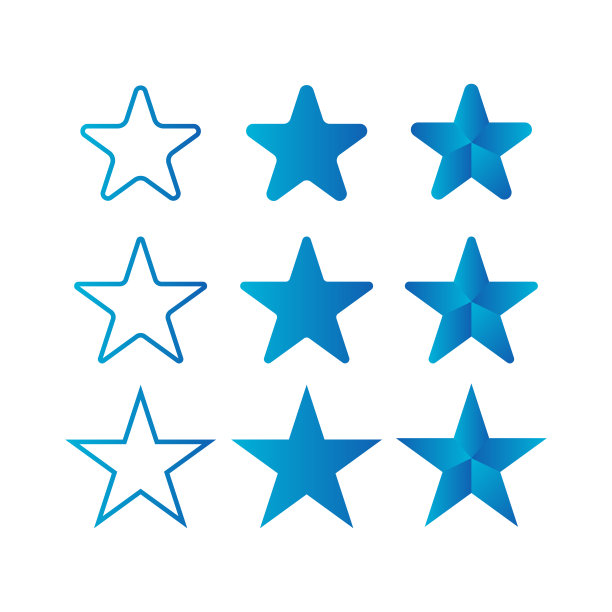 蓝色的塔斯图标设置在白色的背景上。图片下载