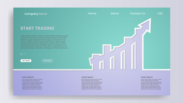 交易者，金融投资网站横幅或登陆页。买卖或亏损获利，交易者策略，市场分析。矢量插图剪纸风格图片下载