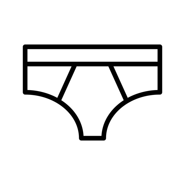 内衣图标设计矢量模板插图图片下载