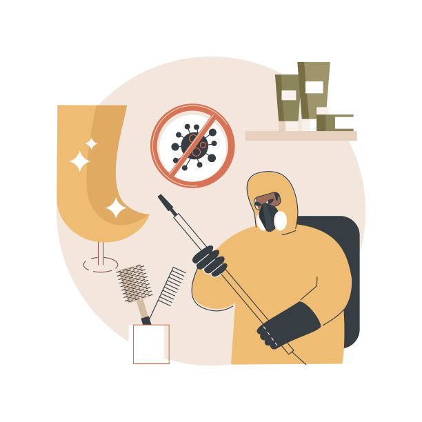 美容院卫生抽象概念图片下载