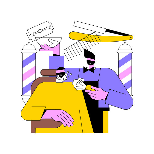 理发店抽象的概念图片下载
