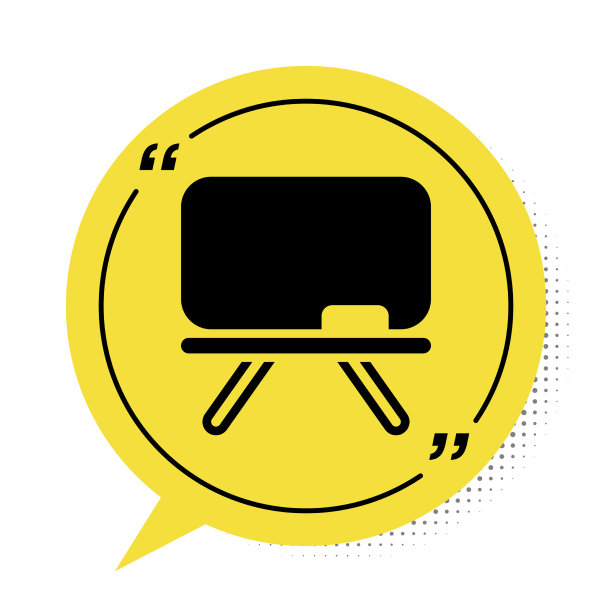 在白色背景上隔离的黑色黑板图标图片下载